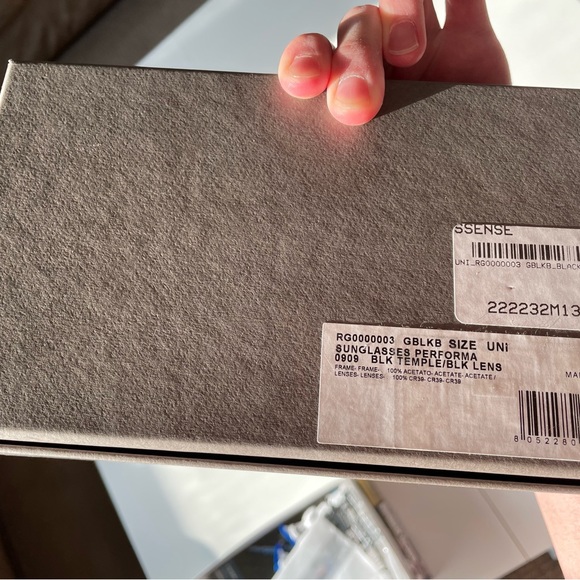 RICK OWENS FW/22 PERFORMA SUNGLASSES NEW IN BOX - Picture 5 of 12
